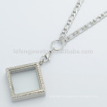 4.3mm 30" high quality women stainless steel necklace chain for floating locket chain jewelry